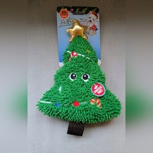 Green Christmas Tree Dog Toy